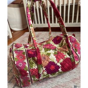 Vera Bradley Duffle Flower Fabric Weekend/Travel Bag